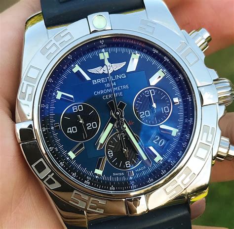 breitling ab0110 price|breitling chronomat 44 blue.